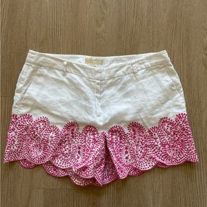 Michael Kors White and Pink Shorts